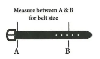 Navy Blue hair-on-hide leather women belt
