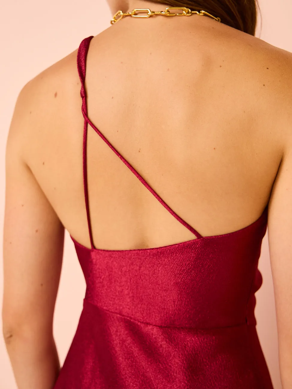One Fell Swoop Matilda Dress in Garnet