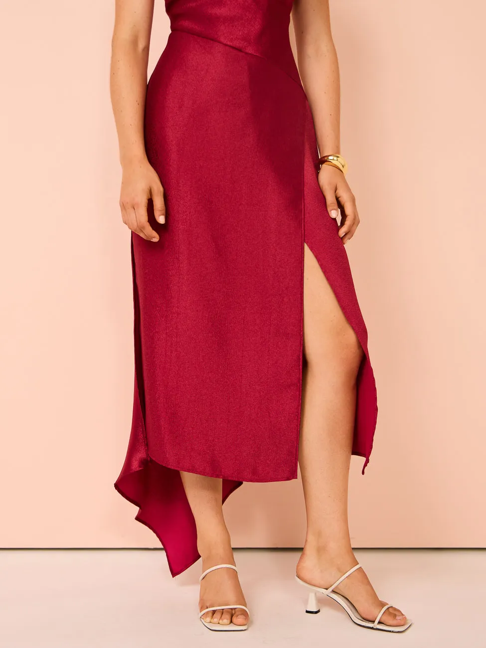 One Fell Swoop Matilda Dress in Garnet
