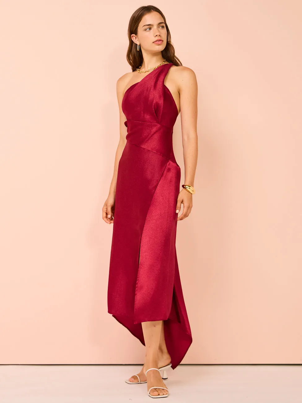 One Fell Swoop Matilda Dress in Garnet