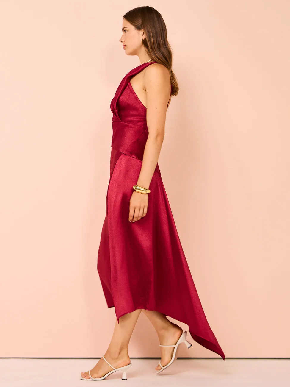 One Fell Swoop Matilda Dress in Garnet