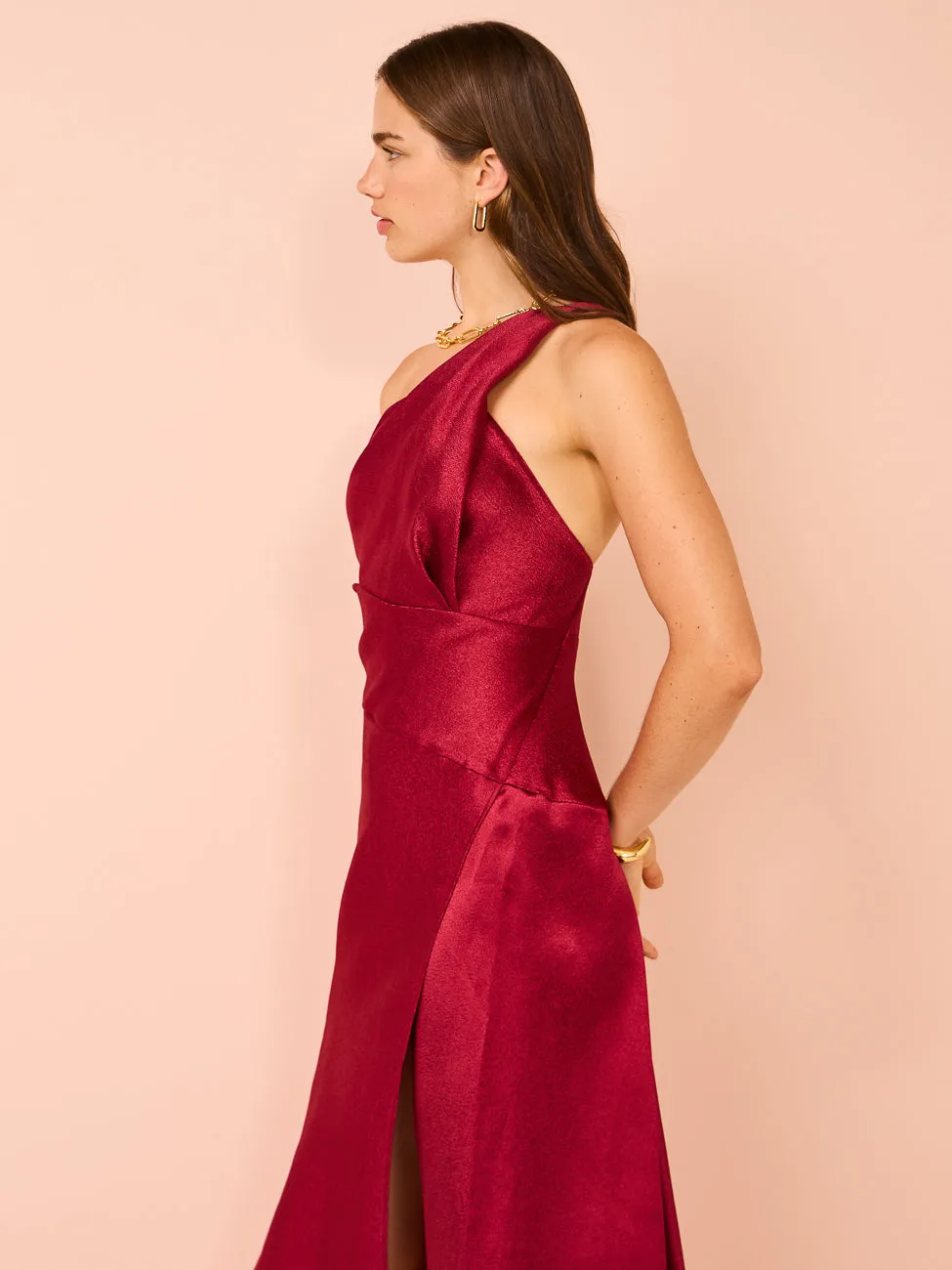 One Fell Swoop Matilda Dress in Garnet