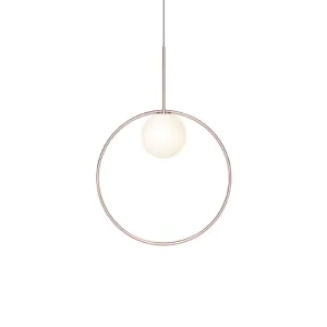 Pablo Designs | Bola Halo Pendant in Rose Gold, Medium