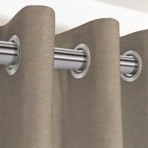 Panama Plain Taupe Curtains