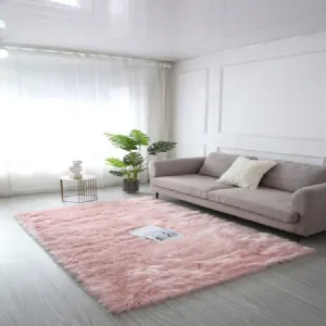 "Cozy Collection" Ultra Soft Fluffy Faux Fur Sheepskin Area Rug - 2'3" x 12' Runner