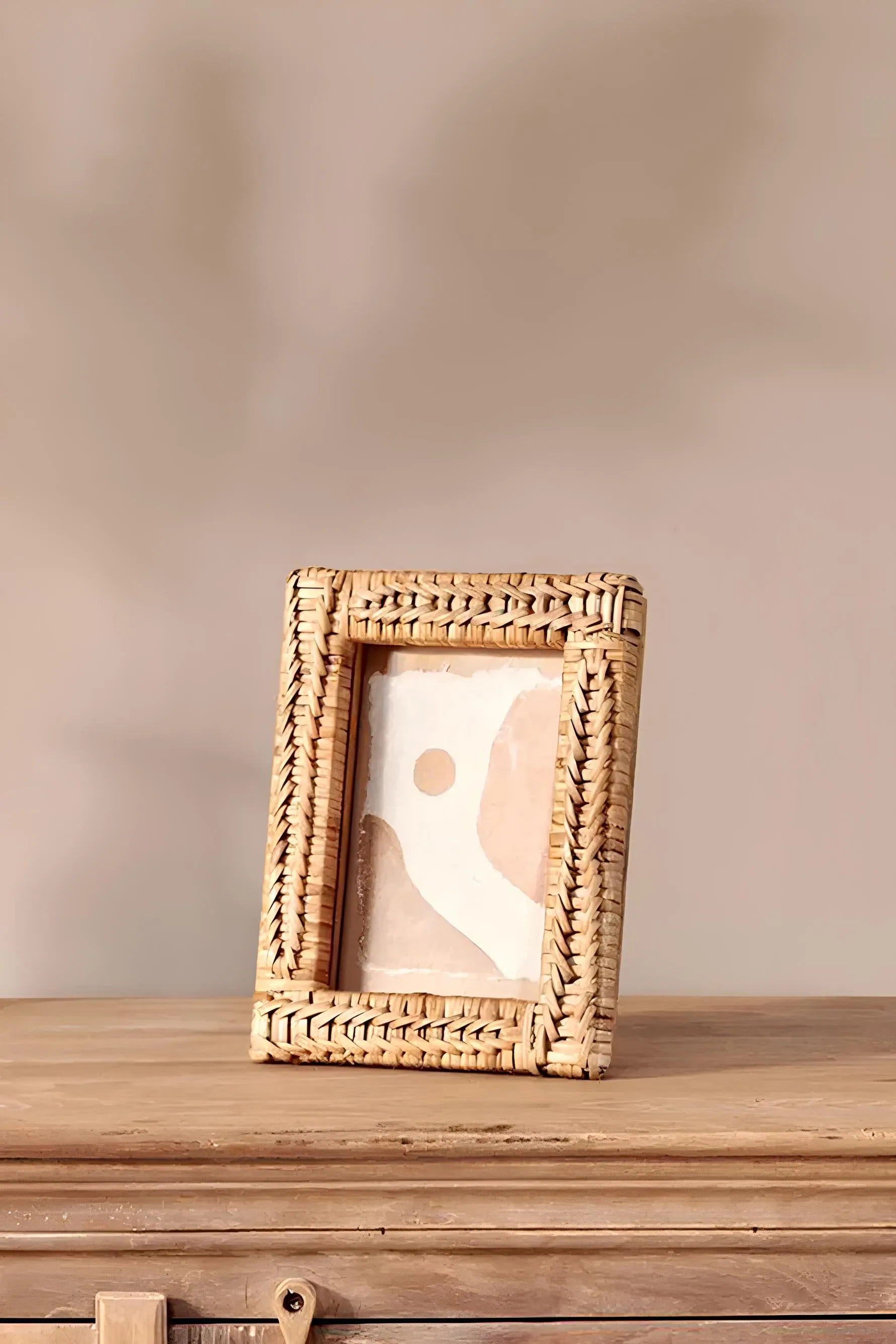 Rattan Photo Frame | Cane Photo Frame | Bamboo Photo Frame - Anala