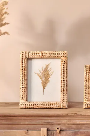 Rattan Photo Frame | Cane Photo Frame | Bamboo Photo Frame - Anala