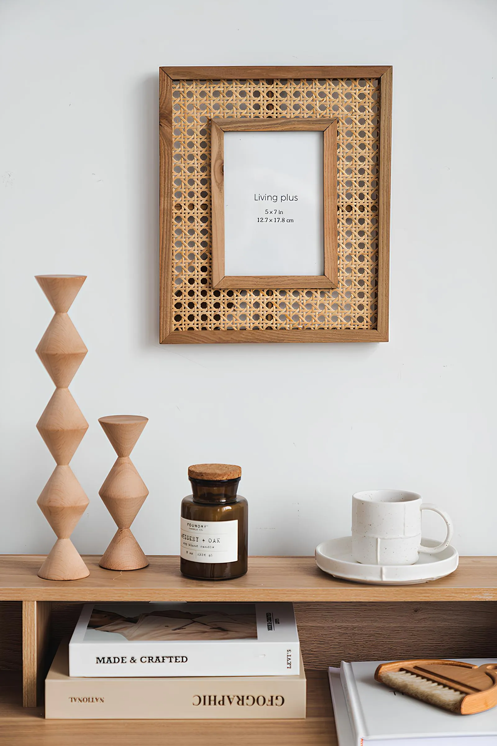 Rattan Photo Frame | Cane Photo Frame | Bamboo Photo Frame - Ishita