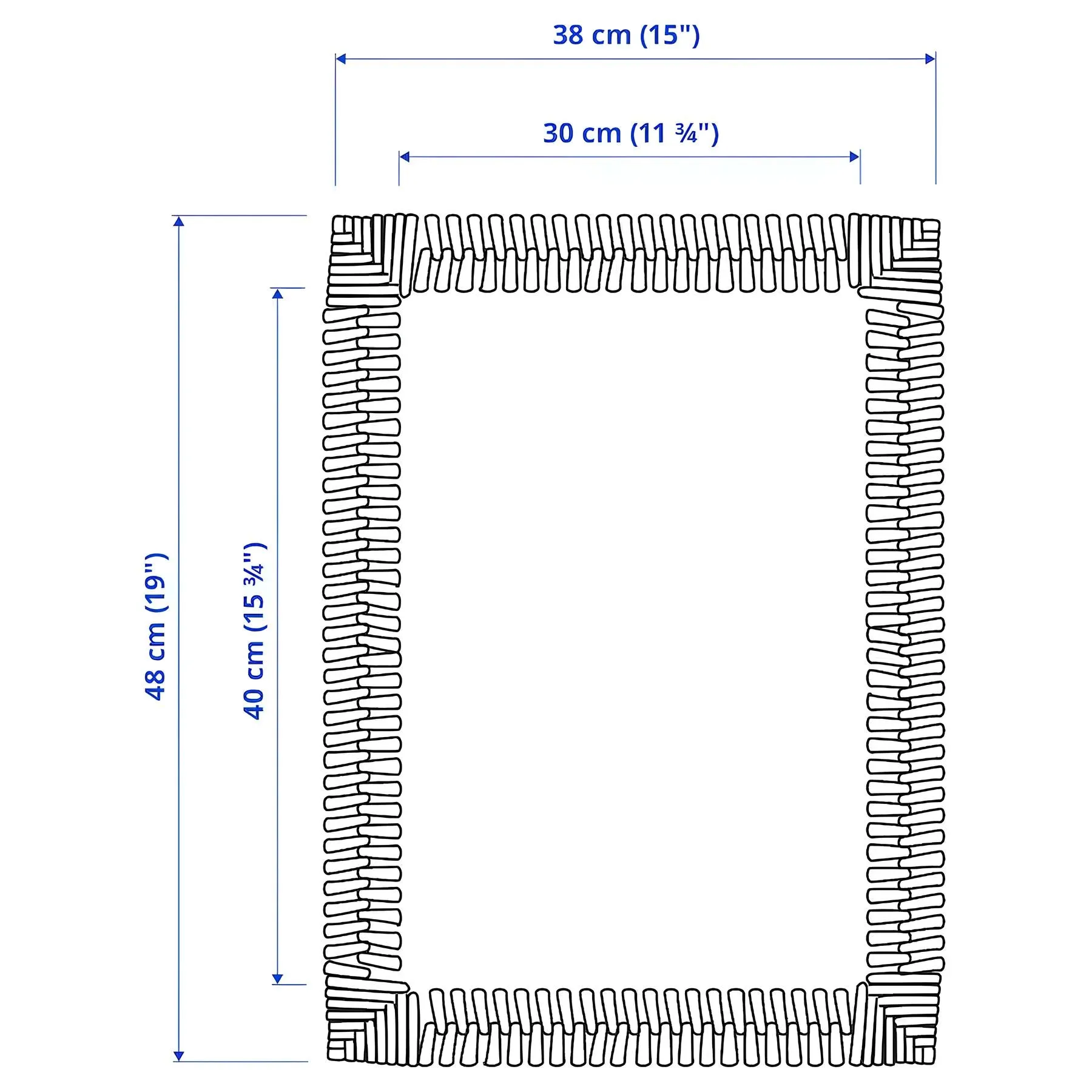Rattan Photo Frame | Cane Photo Frame | Bamboo Photo Frame - Kimaya