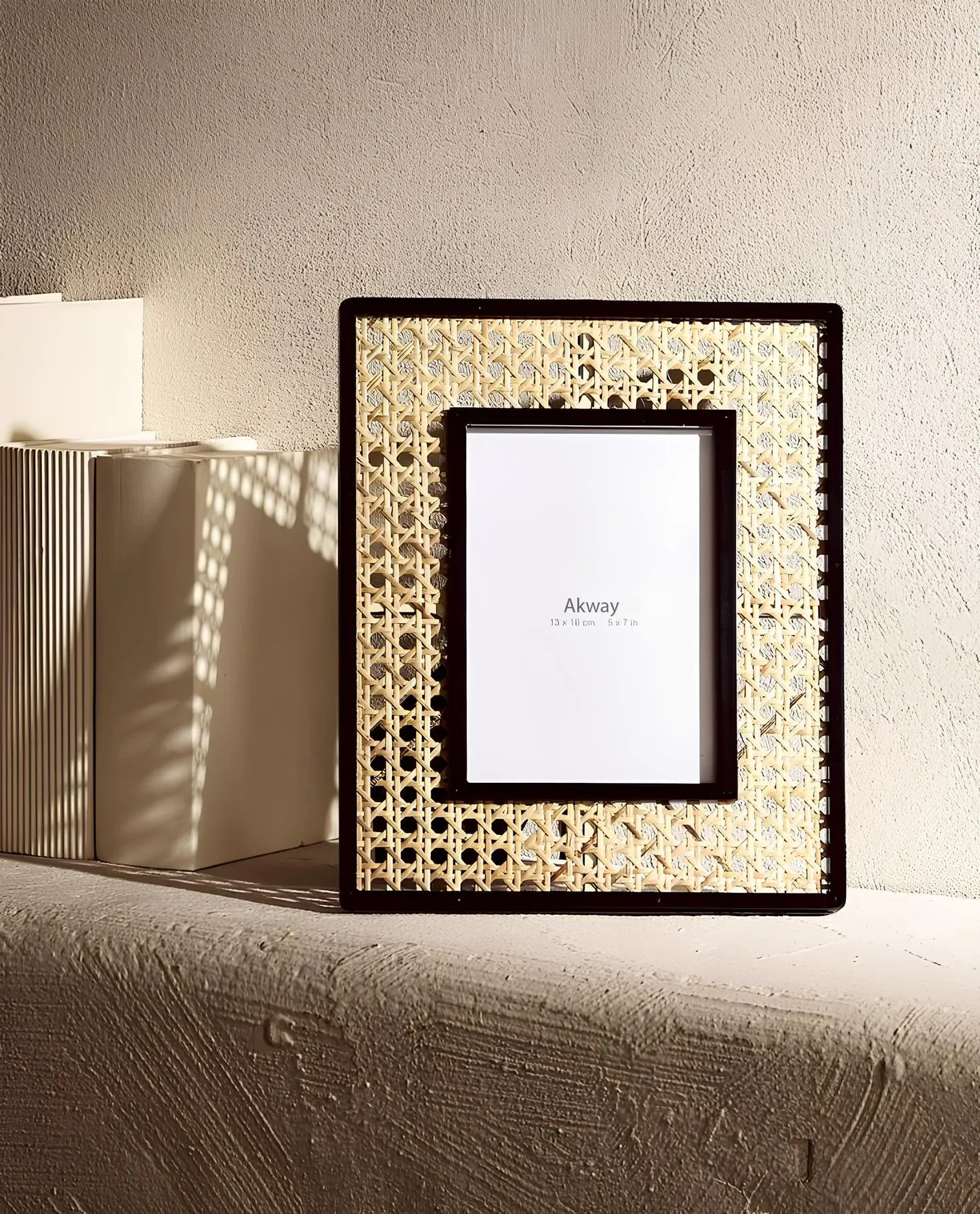 Rattan Photo Frame | Cane Photo Frame | Bamboo Photo Frame - Mahika