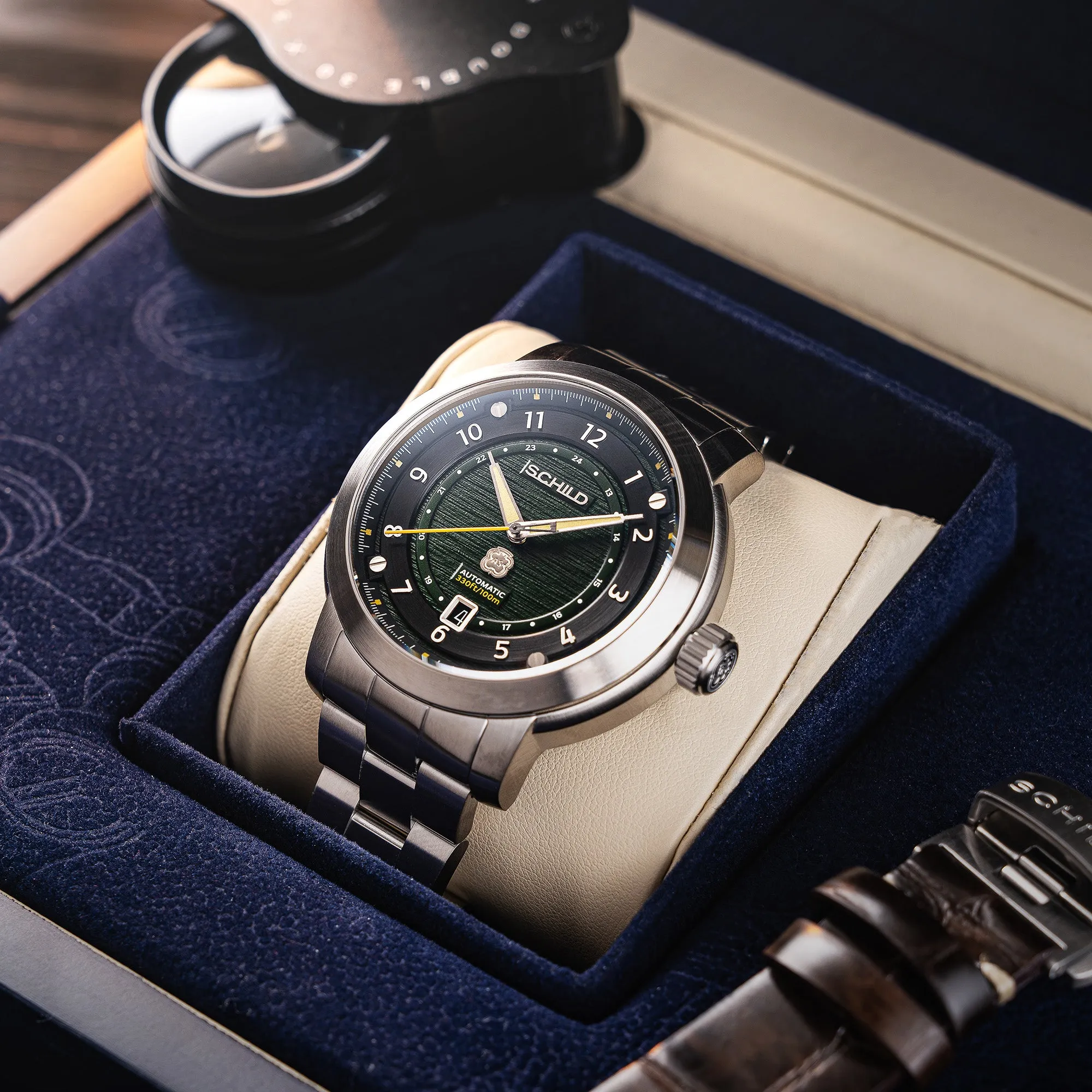Schild Heinrich Swiss Automatic Lake Green Men's Limited Edition Watch SC-1014-33