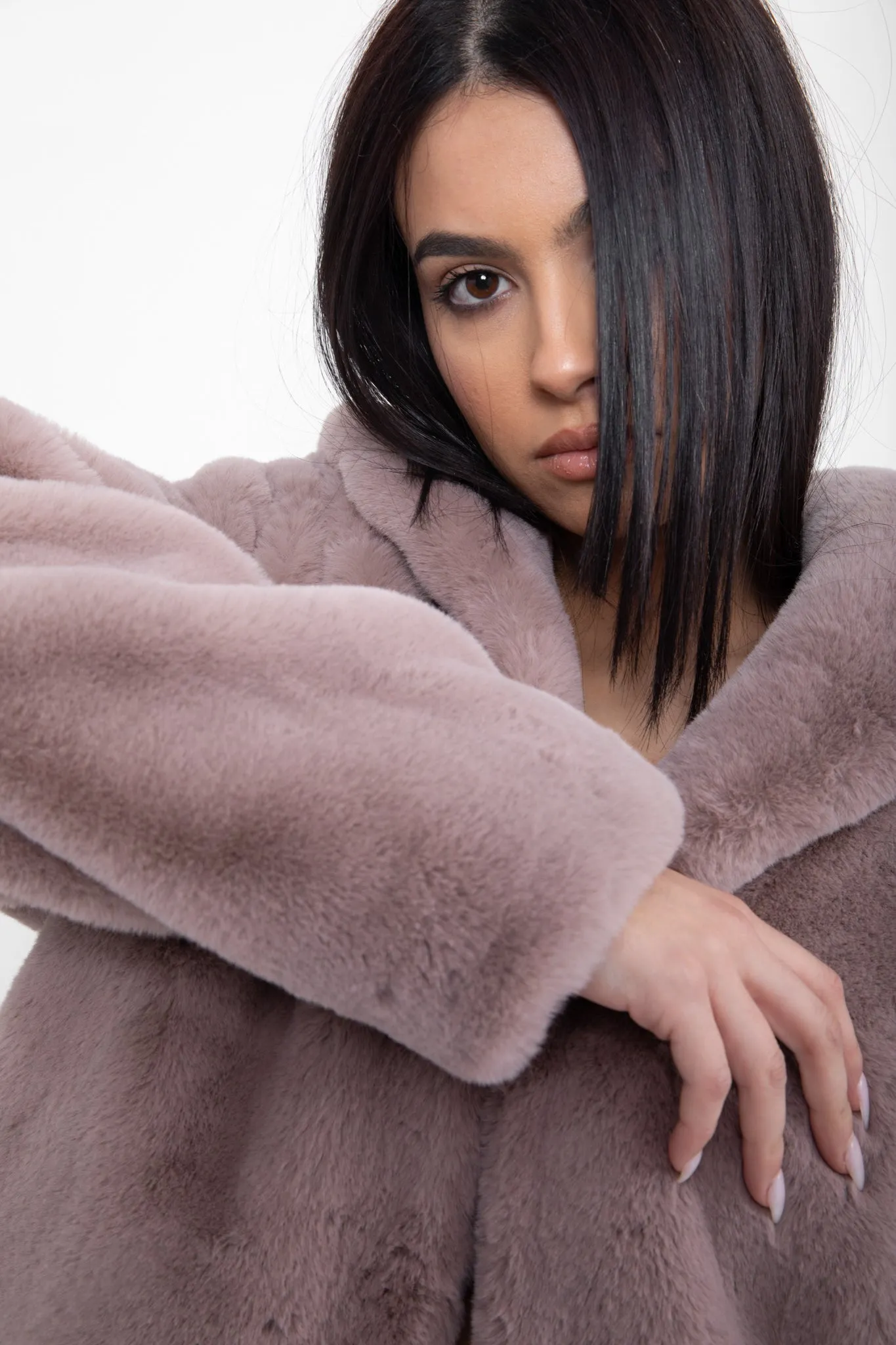 Short faux fur jacket | CHELSEA JACKET