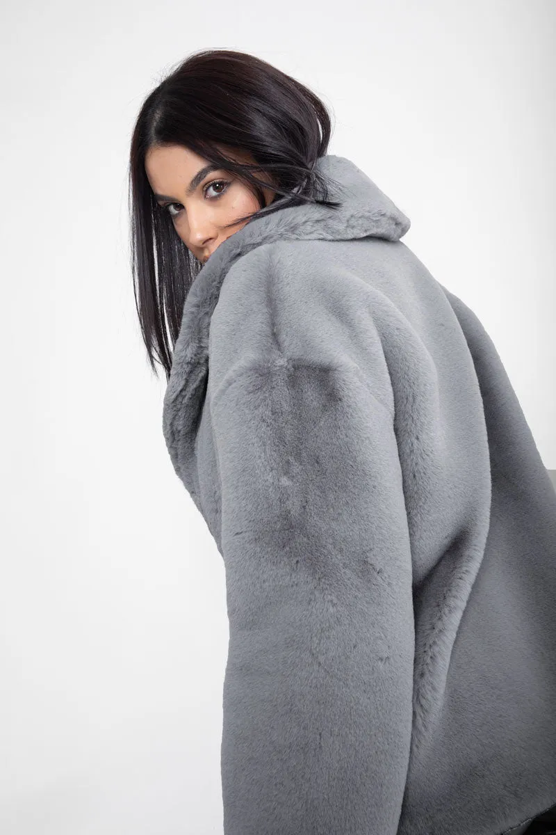 Short faux fur jacket | CHELSEA JACKET