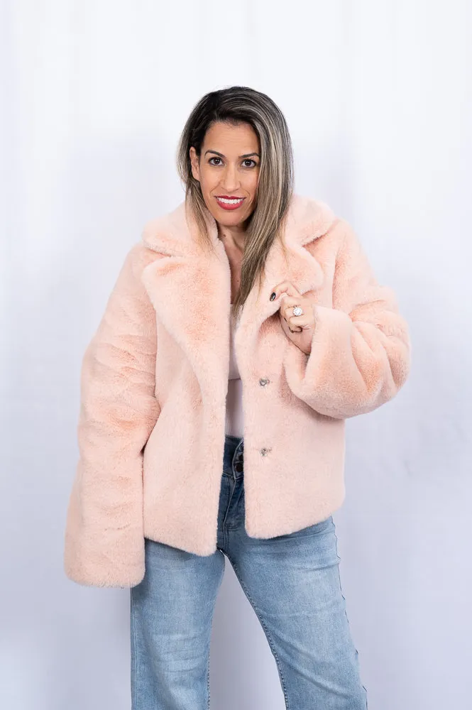 Short faux fur jacket | CHELSEA JACKET