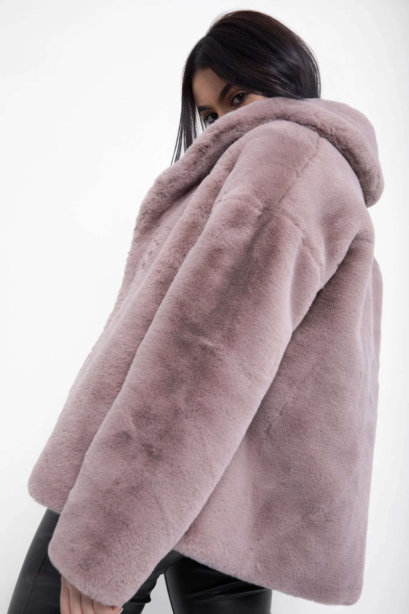 Short faux fur jacket | CHELSEA JACKET