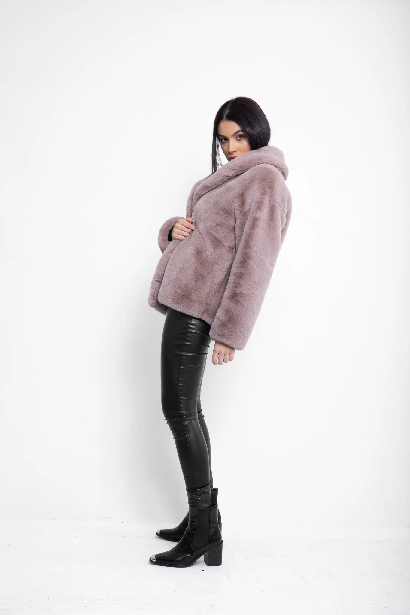 Short faux fur jacket | CHELSEA JACKET