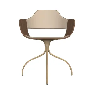 Showtime Chair with Swivel Base: Seat   Backrest Upholstered