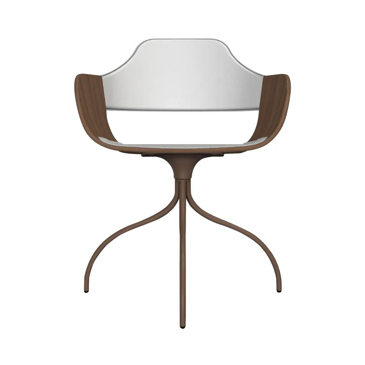 Showtime Chair with Swivel Base: Seat   Backrest Upholstered
