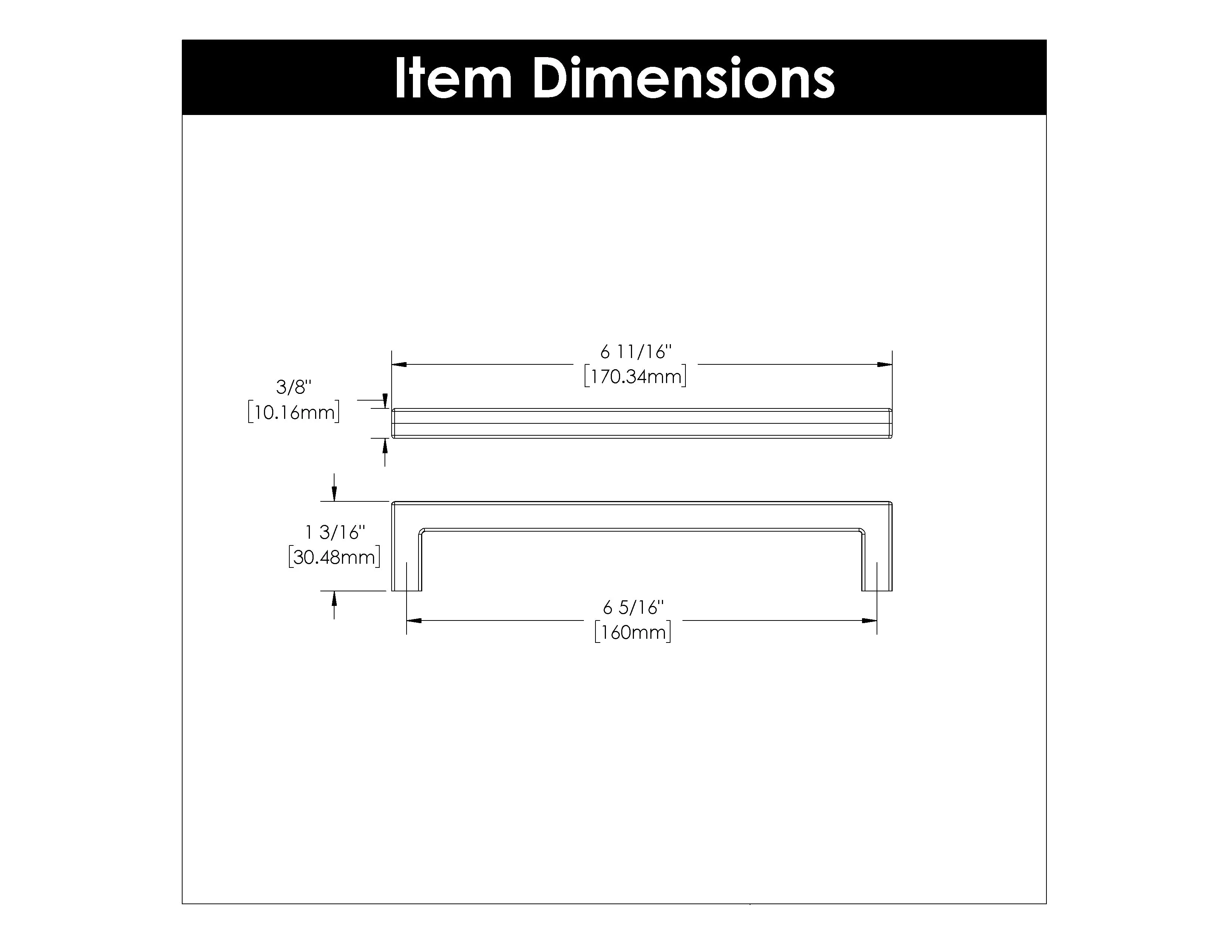 Skylight Pull, 160mm C/C - CTG3335