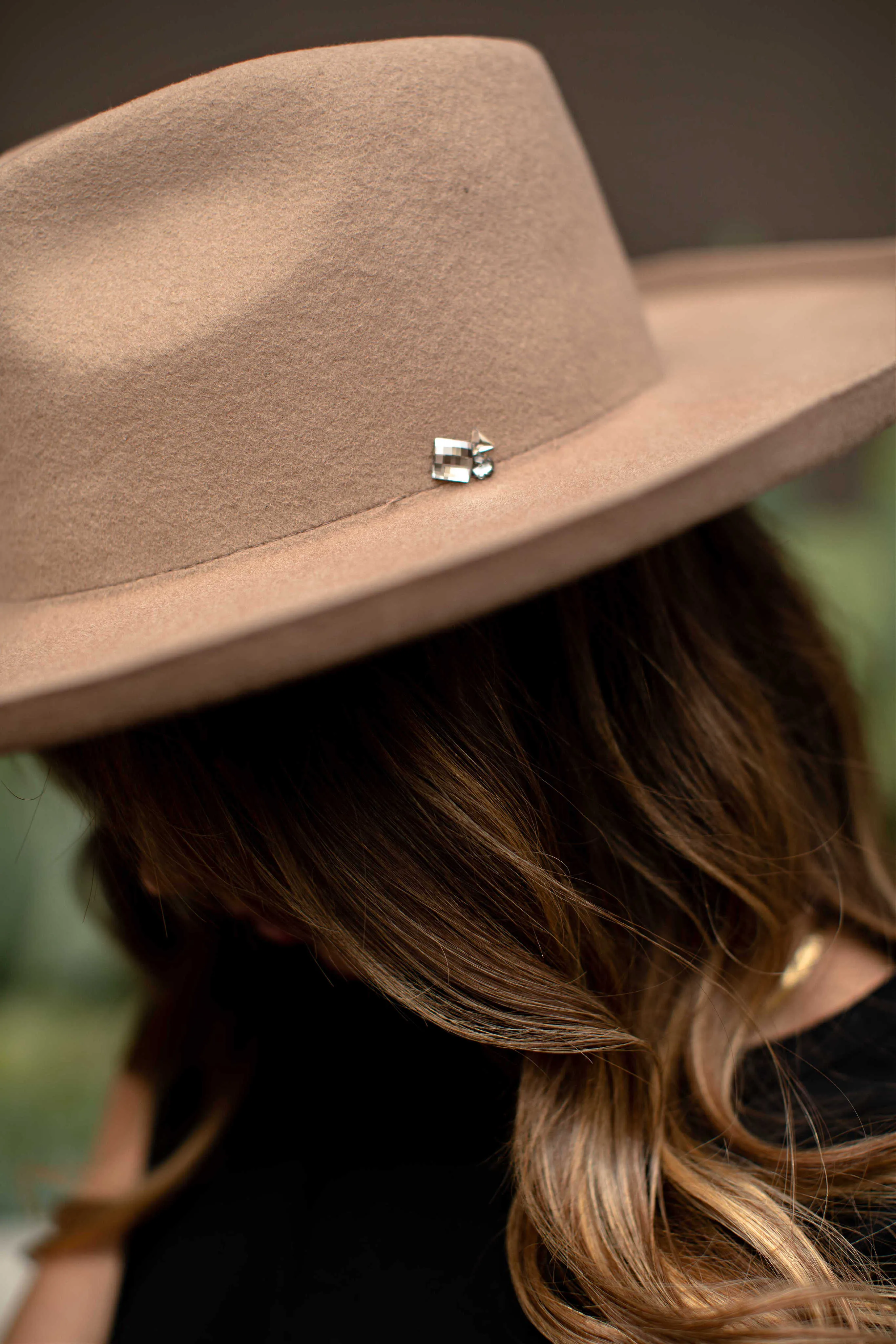 The Beverly Wool Panama in Taupe