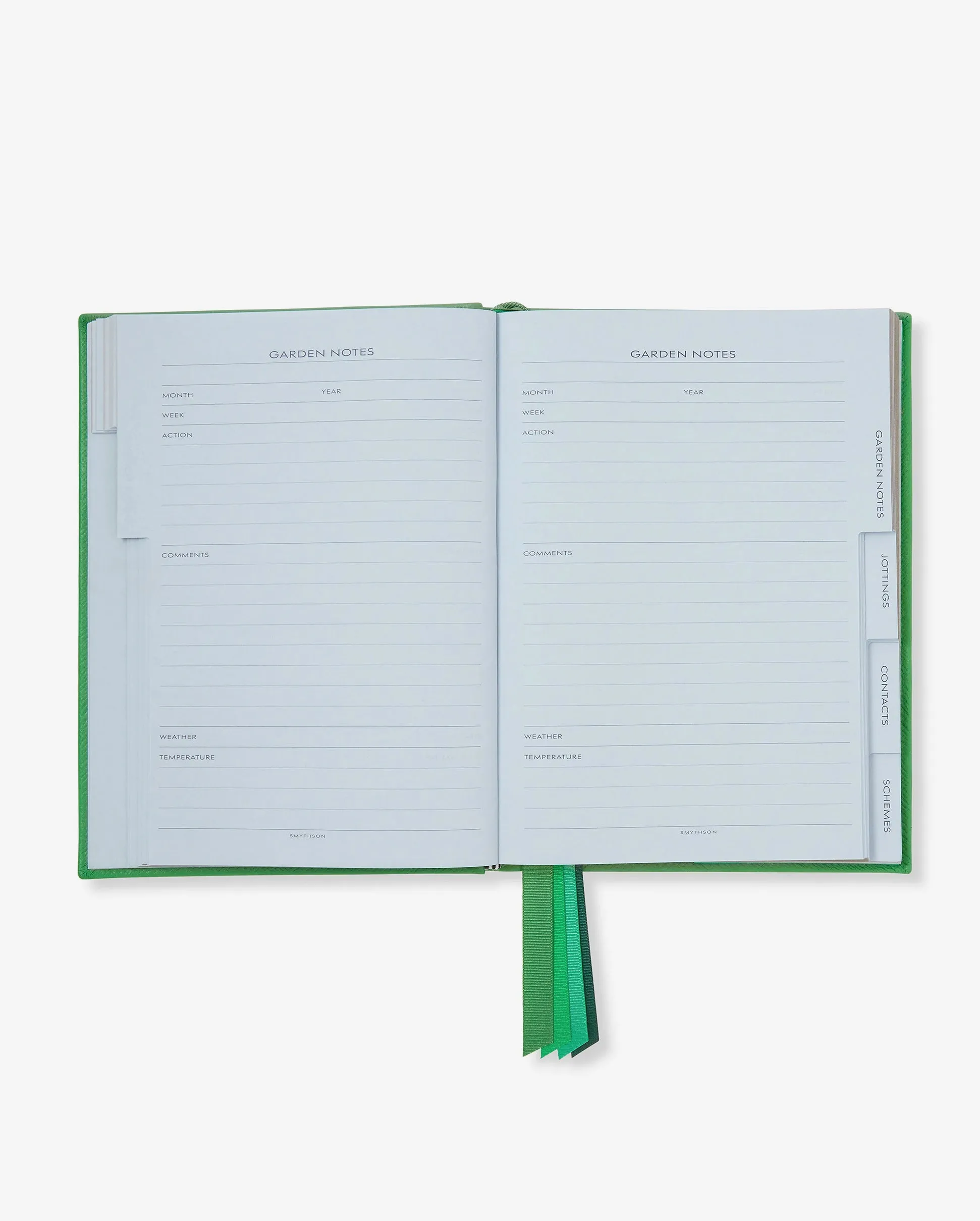 THE GARDENING JOURNAL PANAMA SOHO NOTEBOOK / EMERALD