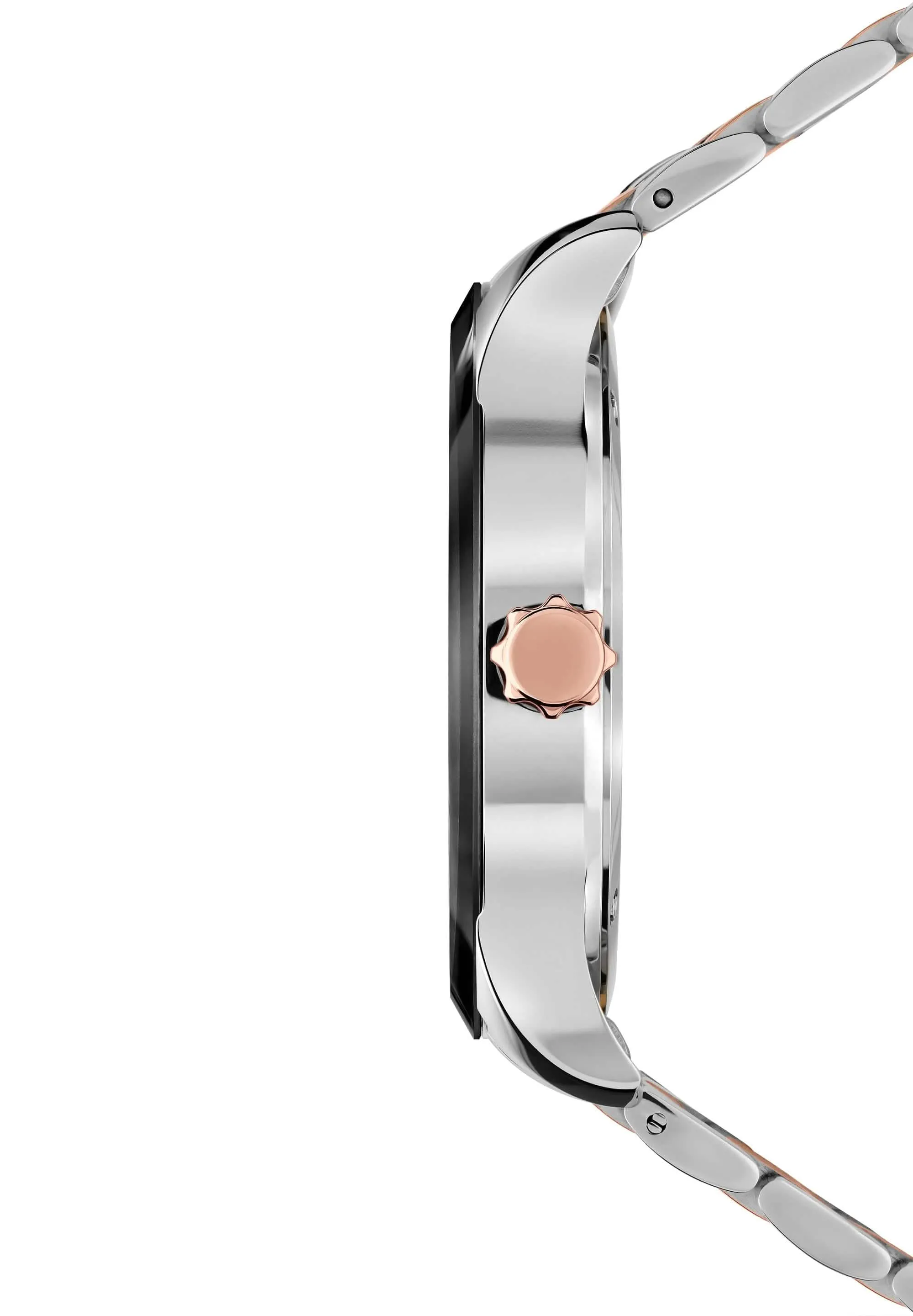Tiro Swiss Men's Luxe Jet Black and Rose Gold Watch J4.230.L