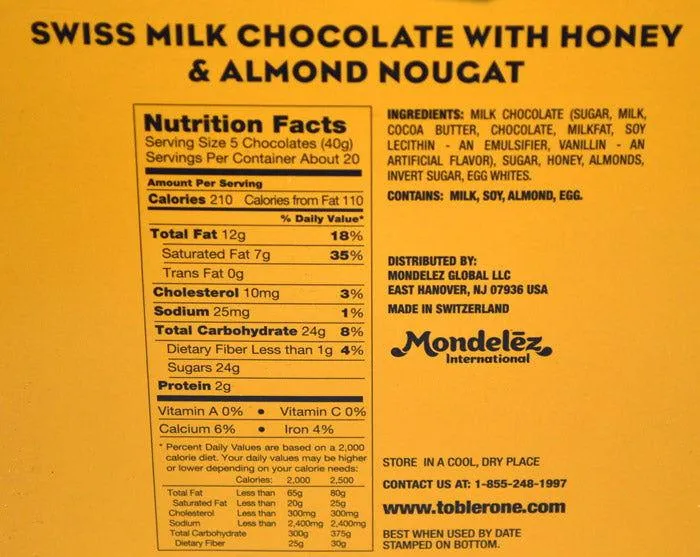 Toblerone Milk Chocolate Bar Changemaker Minis