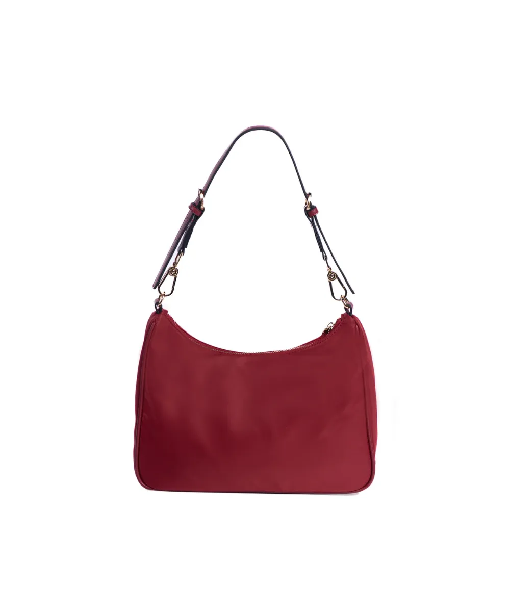 US POLO ASSN. WOMEN HOUSTON S HOBO WPIPING NYLON IN RED