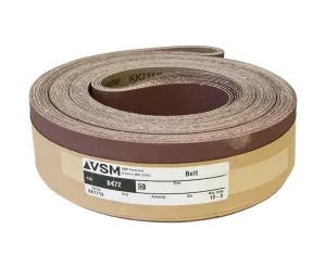VSM Abrasive Sanding Belts 4" x 60" 60 Grit A/O - SOLD IN NEST OF 10 BELTS