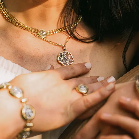 Waxing Poetic ~ Kristal Dome Choker