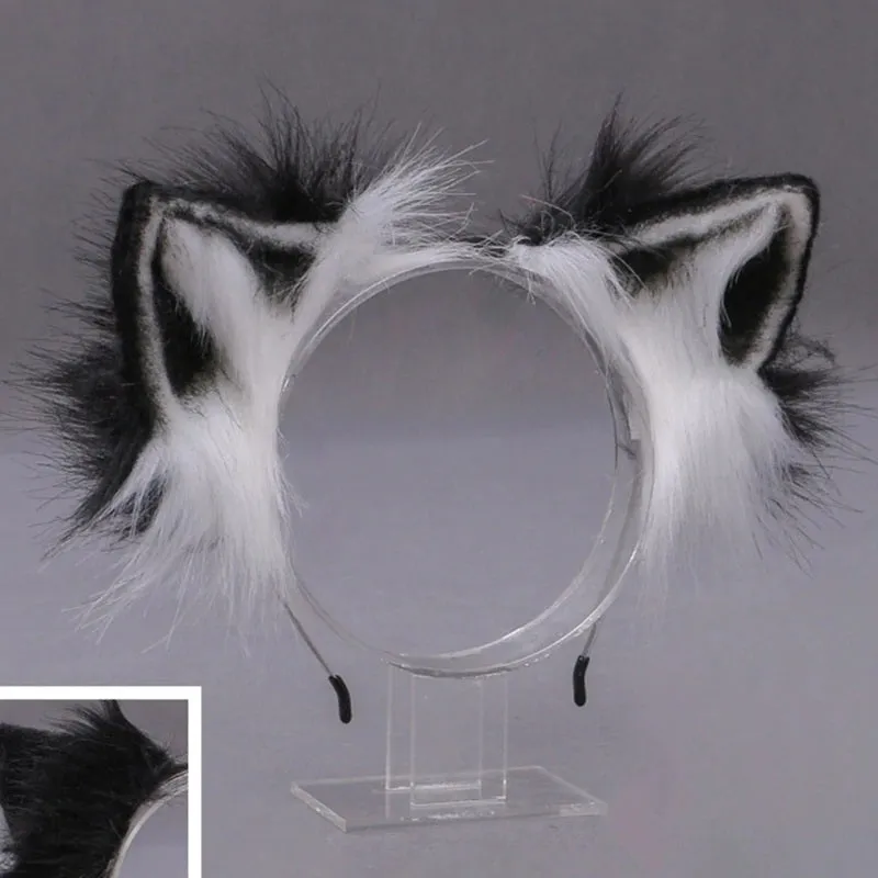 Wolf Realistic Ears Headband