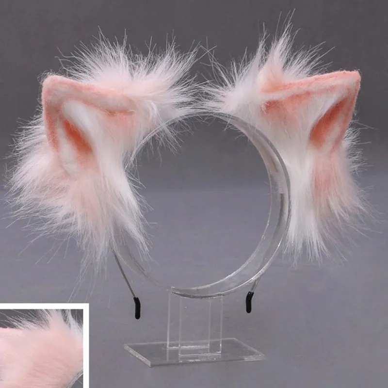 Wolf Realistic Ears Headband