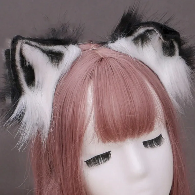 Wolf Realistic Ears Headband