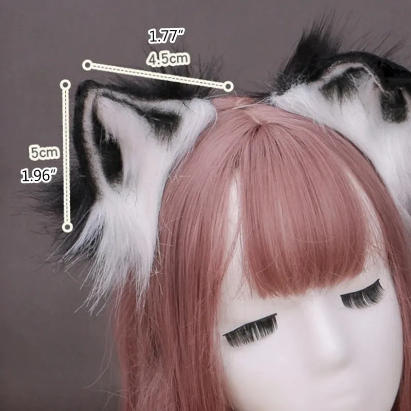 Wolf Realistic Ears Headband