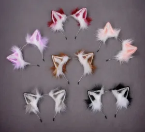 Wolf Realistic Ears Headband
